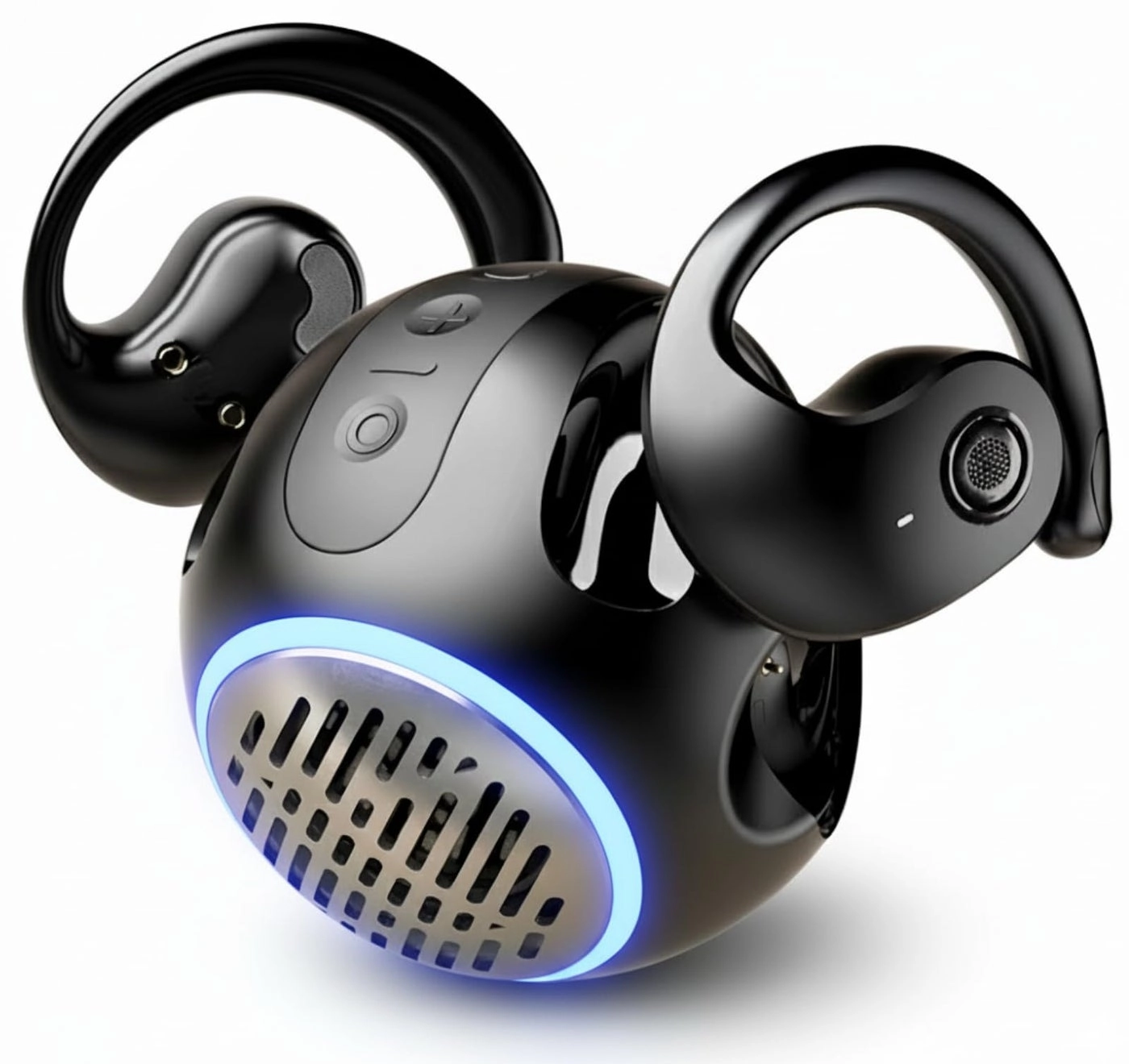 VEHOP Bluetooth Speaker - Wireless Speaker + Open Ear Hook Wireless Headset - Wireless Headset