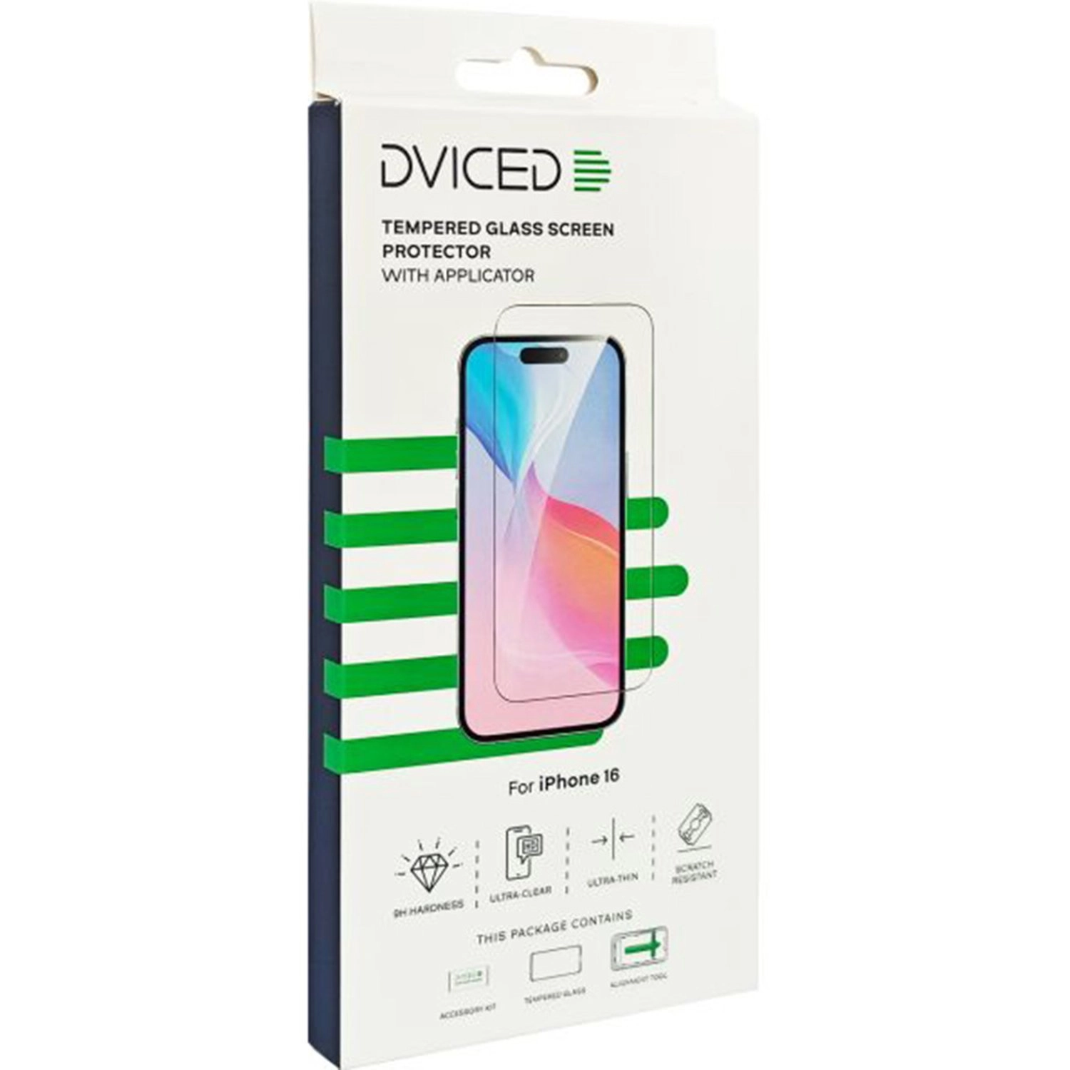Tempered Glass Screen Protector for iPhone 16