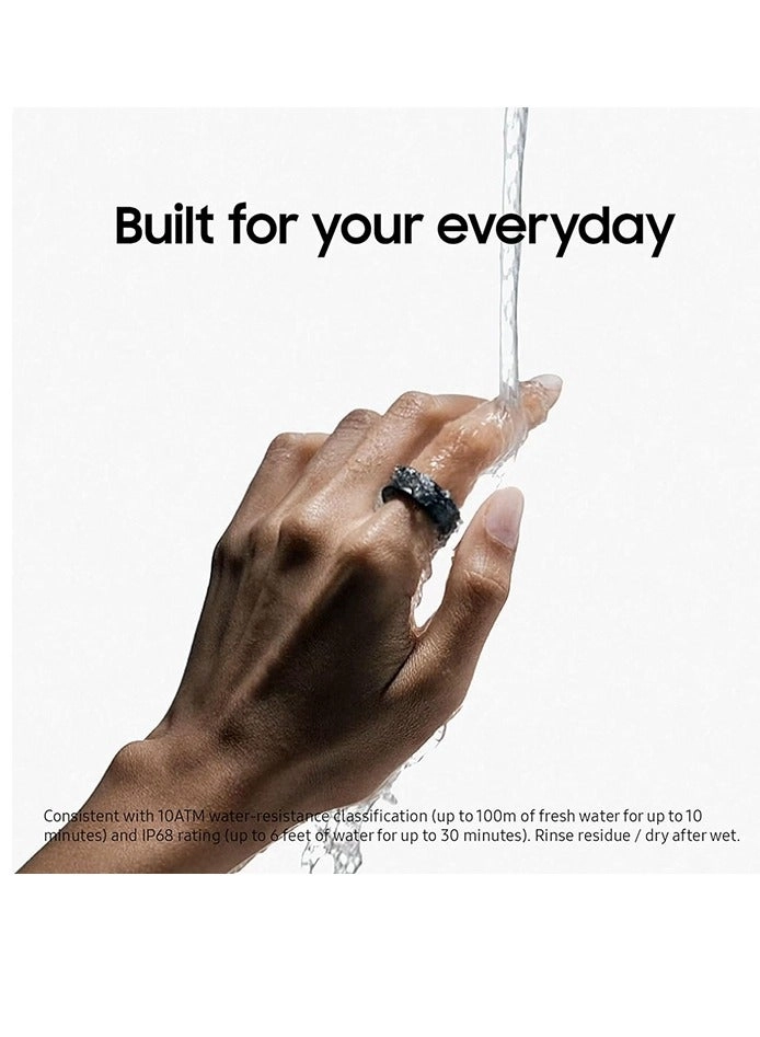 Galaxy Ring - Size 8 Titanium Black