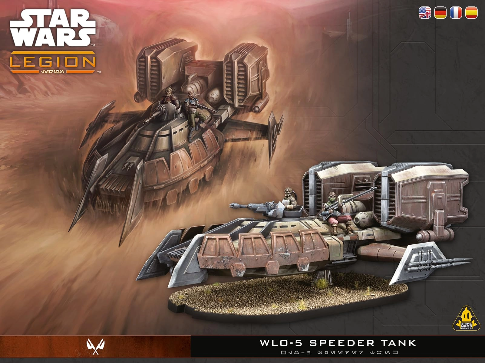 Asmodee Star Wars: Legion: WLO-5 Speeder Tank - Miniatures Game