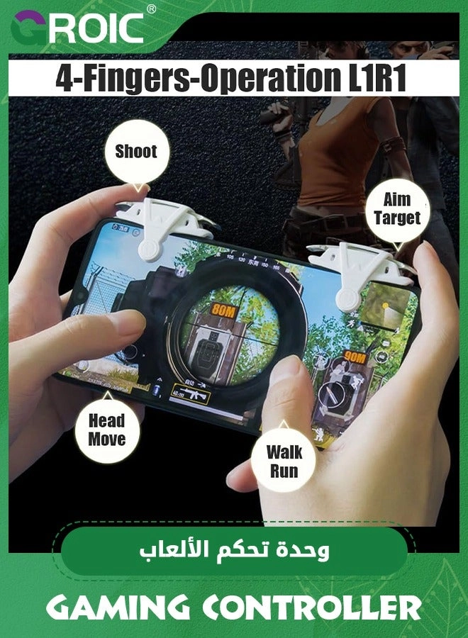 13 in 1 Mobile Gaming Controller - L1R1 Trigger iPhone and Android