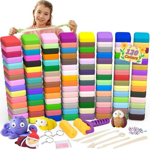 UZLU Air Dry Clay - 169 Pcs