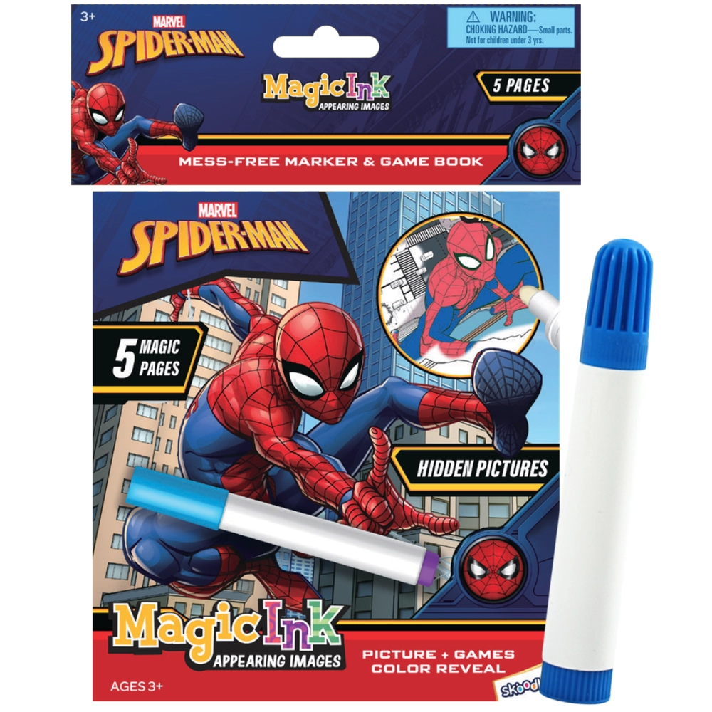 Marvel Spider Man Mini Magic Ink Book - 3+ years