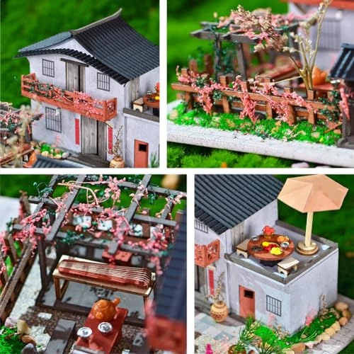 3D Wooden Puzzle Bookshelf Insert - Library of Books 1:24