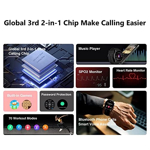 Calling Smart Watch Leather