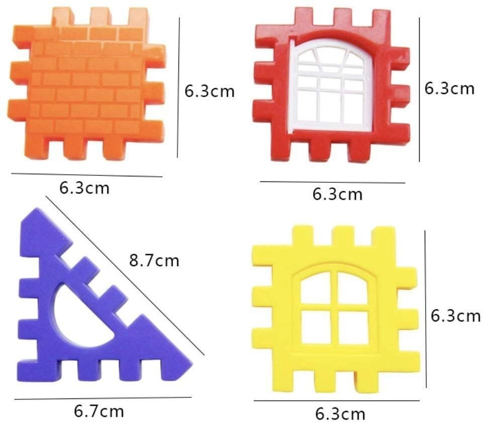 Big Size Home Building Blocks - 51 pcs