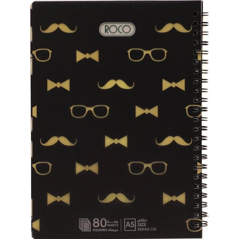 Notebook 19 X 26 cm Spiral - Grid 100 Sheets