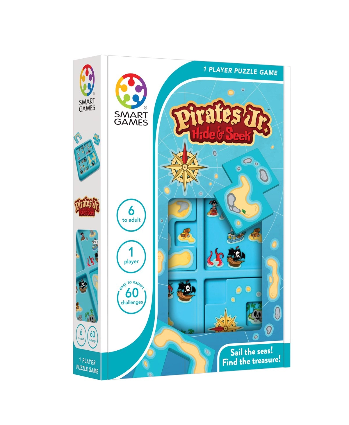 SmartGames Pirates Jr Hide & Seek Puzzle (518501) - 6 pcs