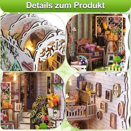 Book Nook Kit - Garden Shed Sunshine Town with Light