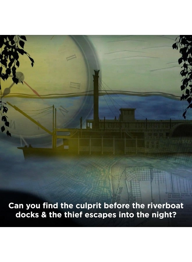 EXIT: Theft on The Mississippi - Escape Room Game Card-Based