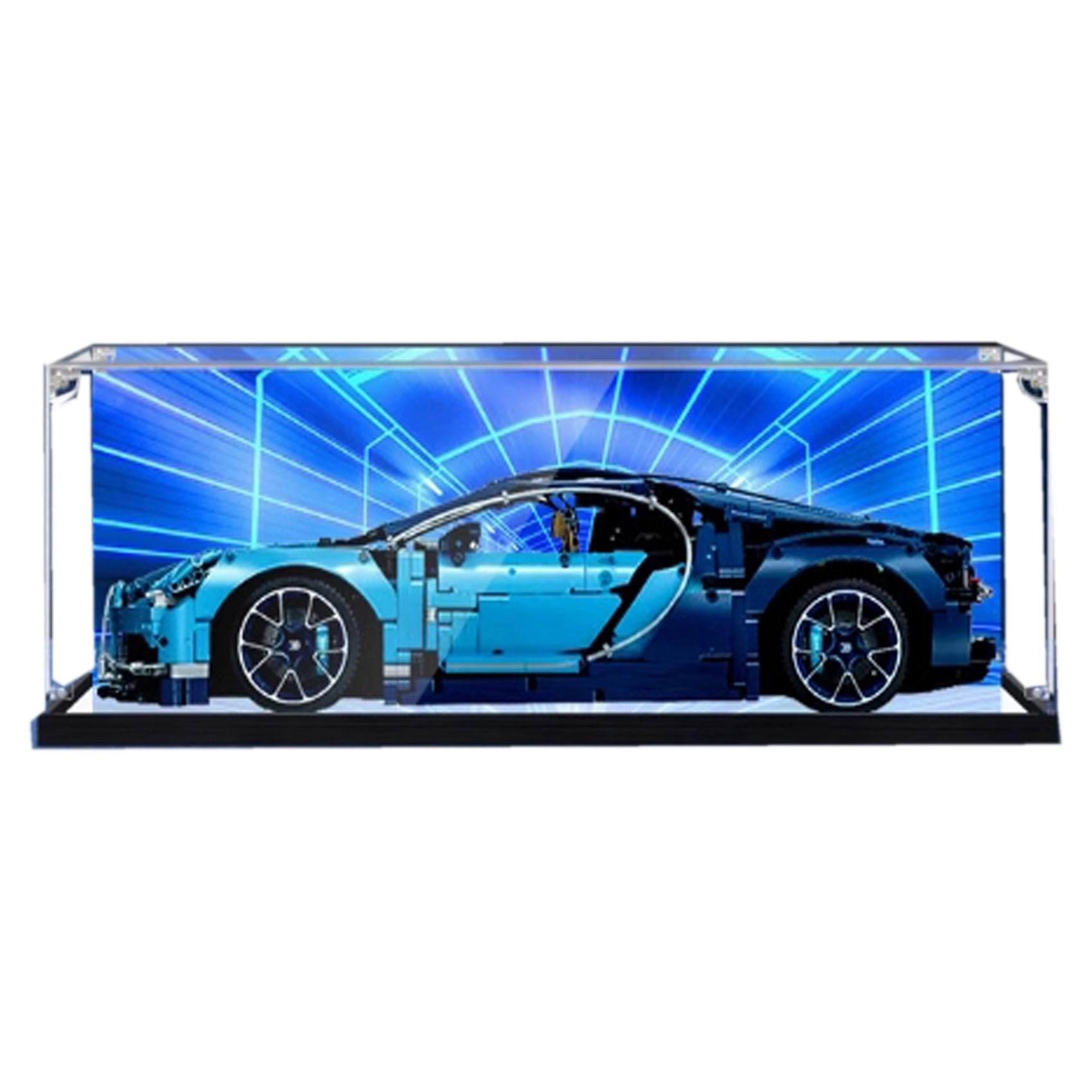 OOHNVJKI Acrylic Display Box for LEGO Medieval Car 42083 - 3mm thickness