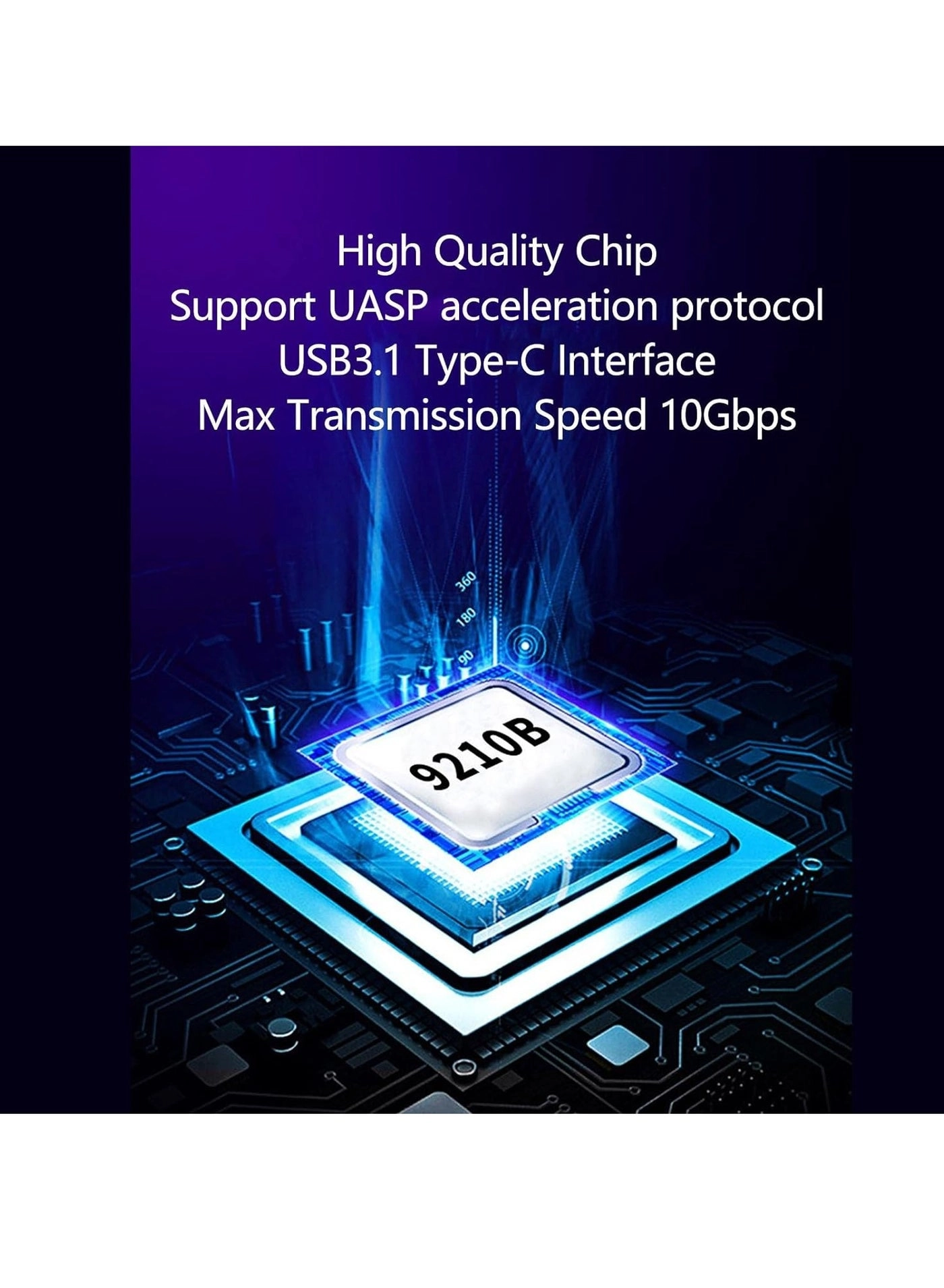 M.2 NVMe SSD Case - USB3.1 Gen2 M2 SATA NGFF