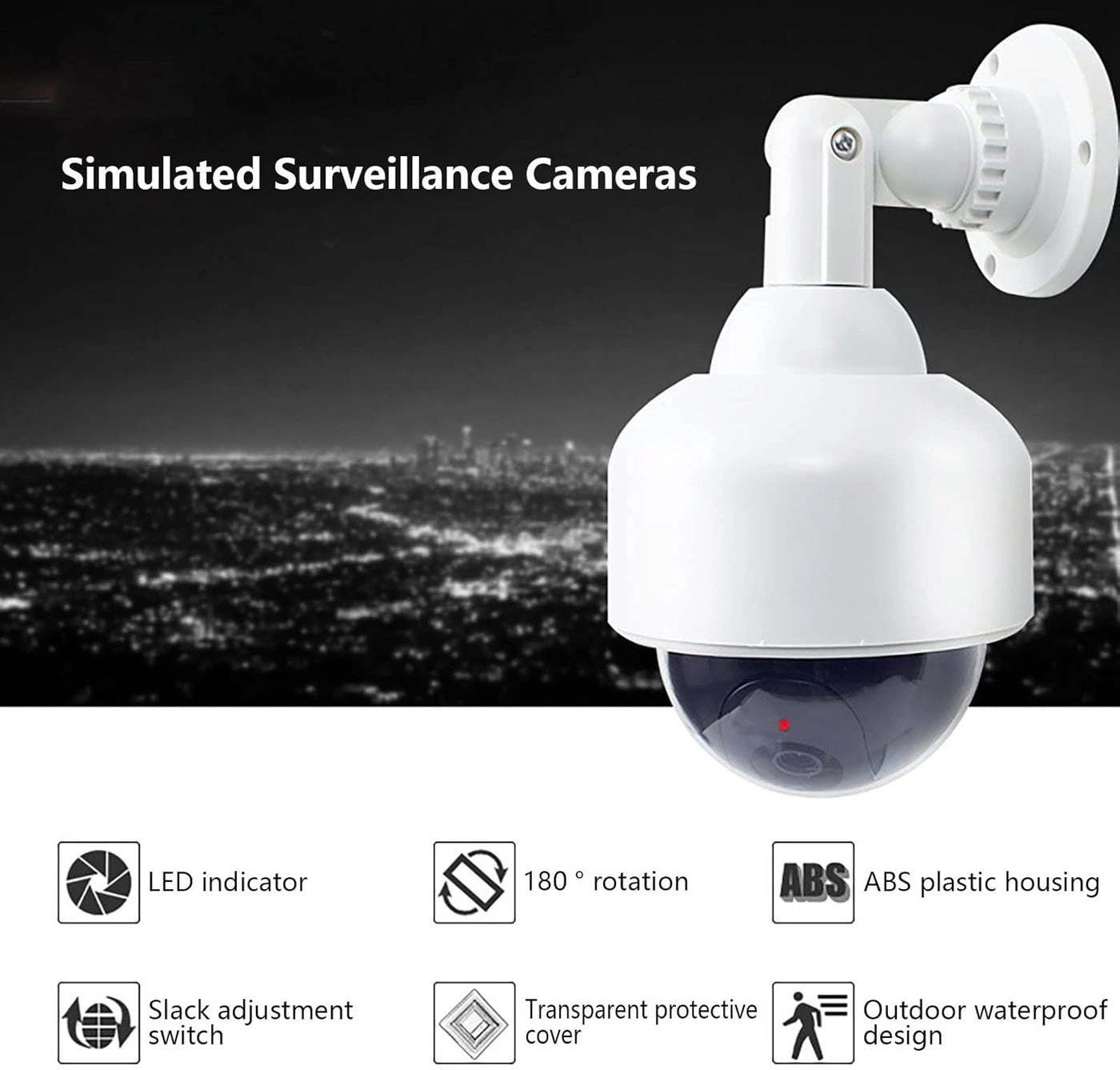 Dummy CCTV Security Camera - Indoor/Outdoor