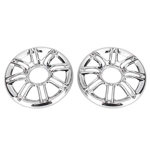 Motor Speaker Loudspeaker Plate Grille Cover - Silver Fits 1996-2013 Electra Glide