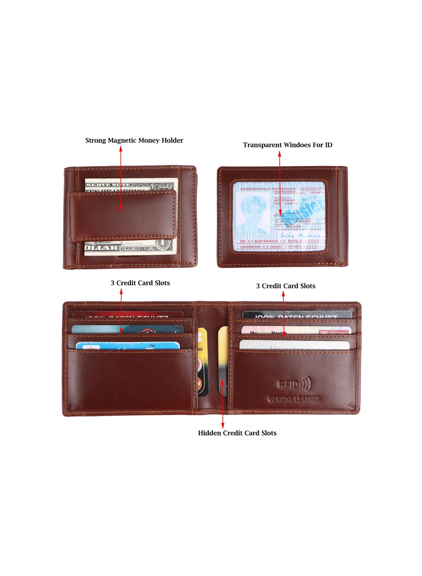 Smart Watch Ultra + Leather Wallet