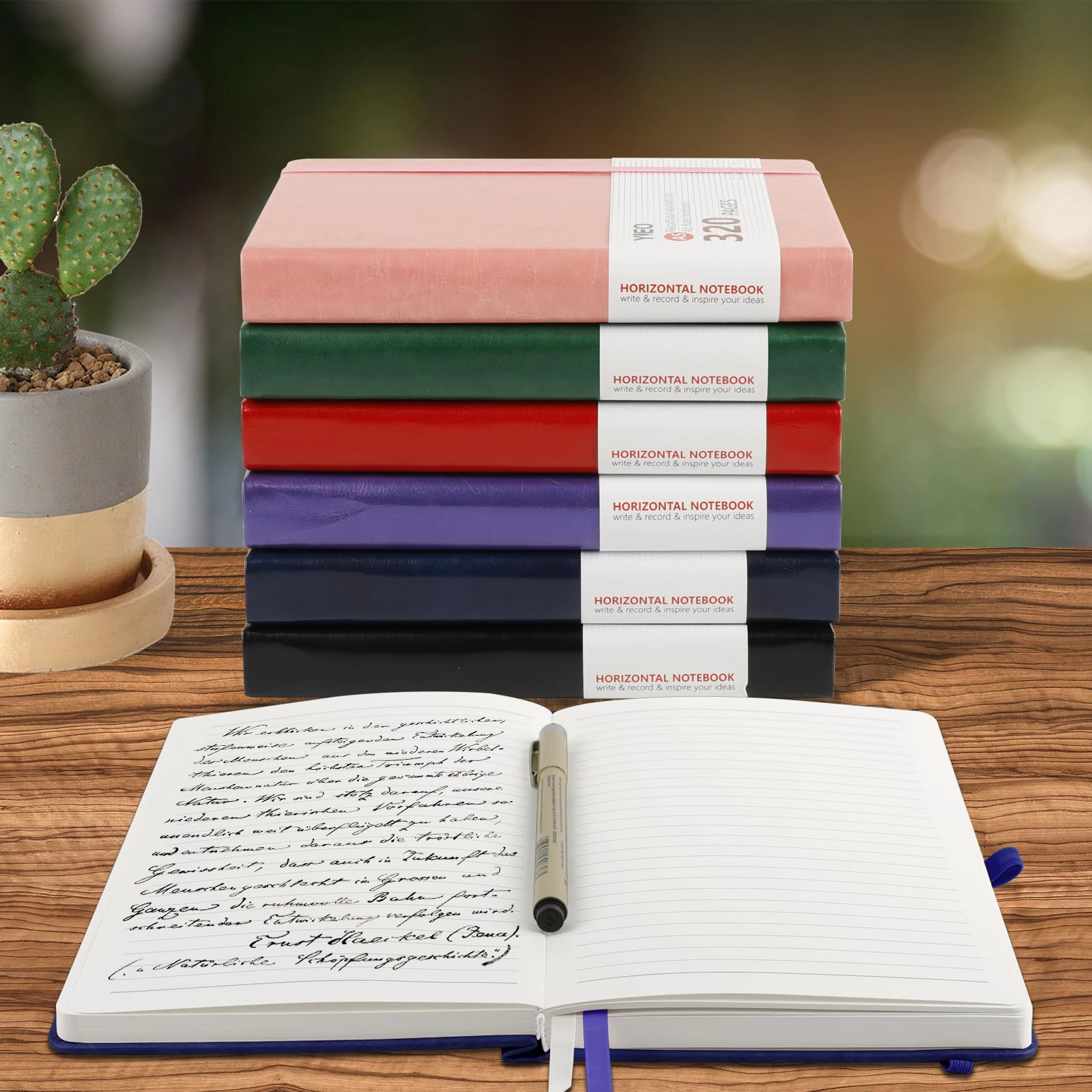 Notebook A5 Hardcover - Lined 160 Sheets