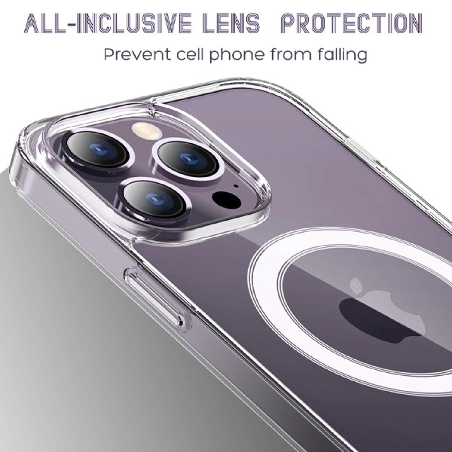 Case iPhone 14 Back Case with MagSafe for iPhone 14