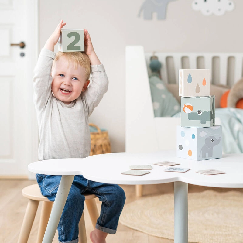 Stacking Cubes Deer Friends - Suitable for 1 yeas & above 5 piece(s)