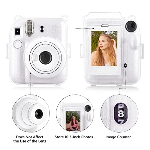 Instax Mini 12 Case - Instax Mini 12 Glitter