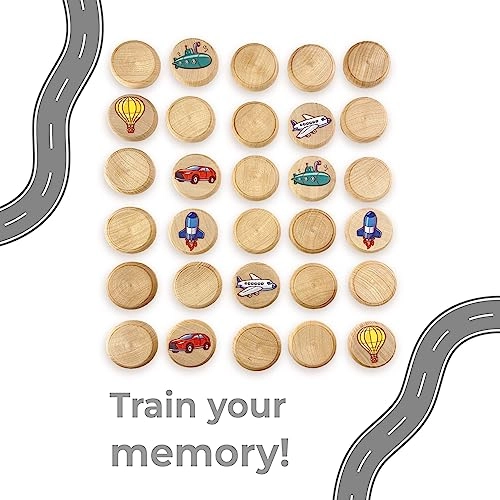 Transport Memory Game - 3+ Years 30 pieces