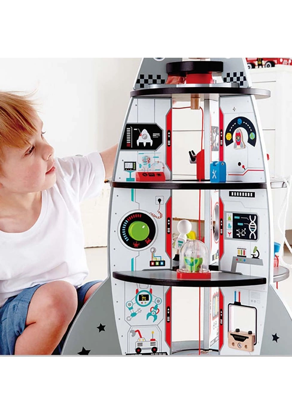 Four-Stage Rocket Ship