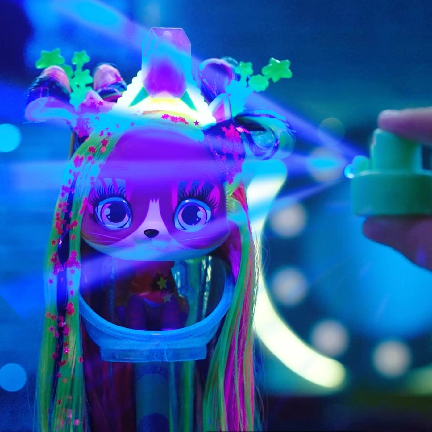 Elektra Cat Doll - Neon 10 Surprises 8 Accessories Bundle Ages 3+