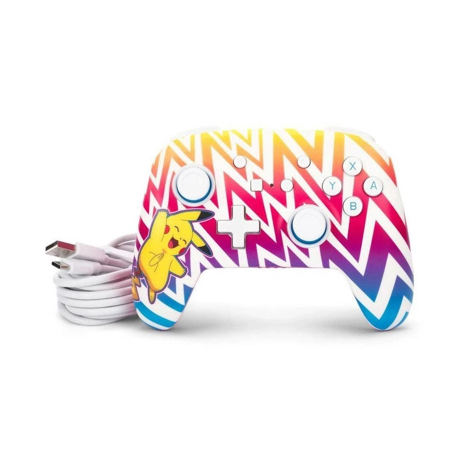 PowerA Nintendo Switch Enhanced Wireless Nano Controller Pokémon: Pikachu School Days