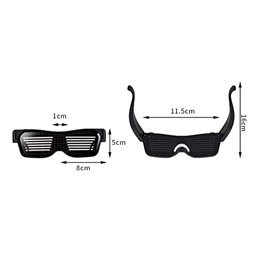LED Light Glasses - USB Chargeable APP Control