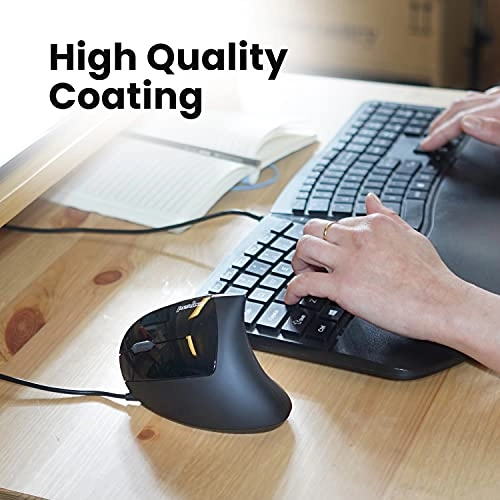 Perimice-513L Vertical Ergonomic Mouse - Wired