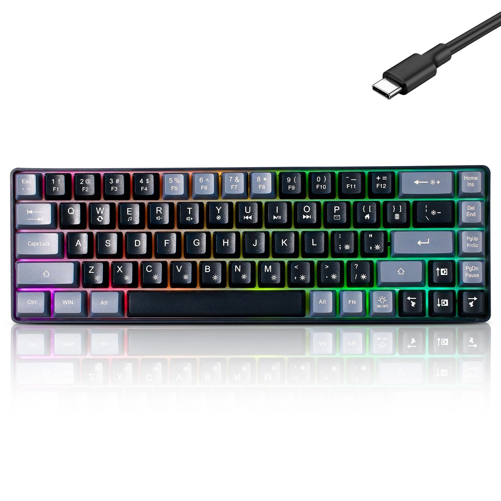 60% Mechanical Gaming Keyboard - Wired
