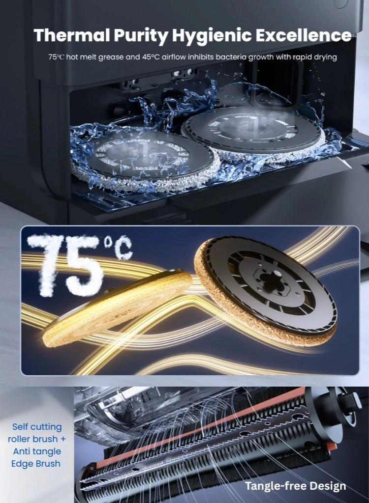 X1 Max - Robot Vacuum Cleaner and Mop All-in-One Station