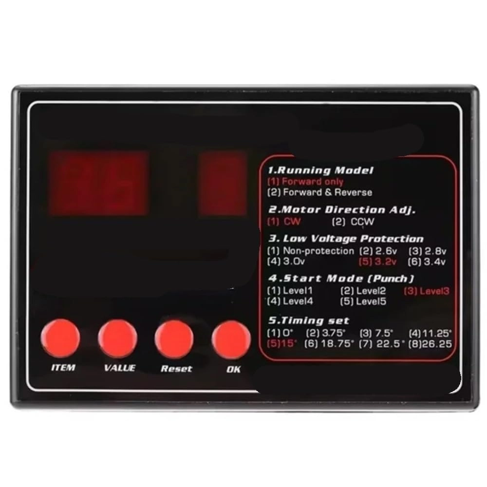 XsidY1011 ESC - Waterproof 50A/70A/90A/120A/150A + Programming Card