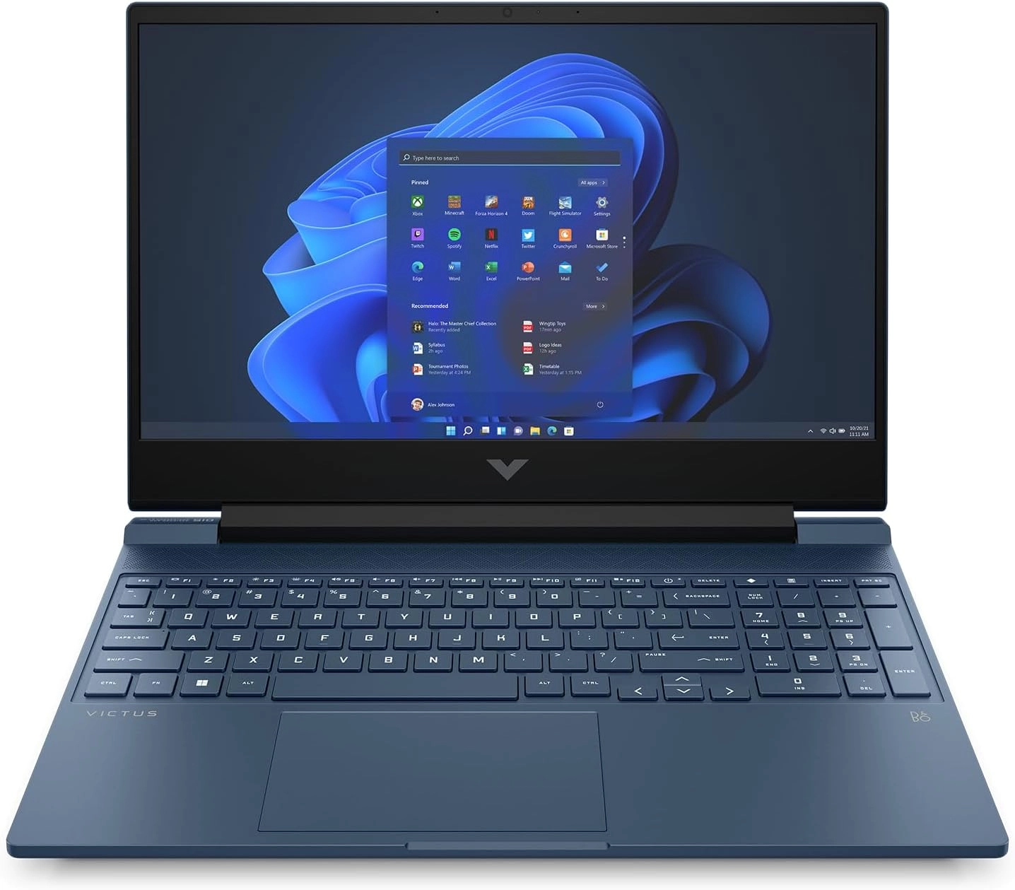 HP Victus Gaming 15-fa0666TX - 15.6'' Core i5-12450H 16GB DDR4 512GB SSD