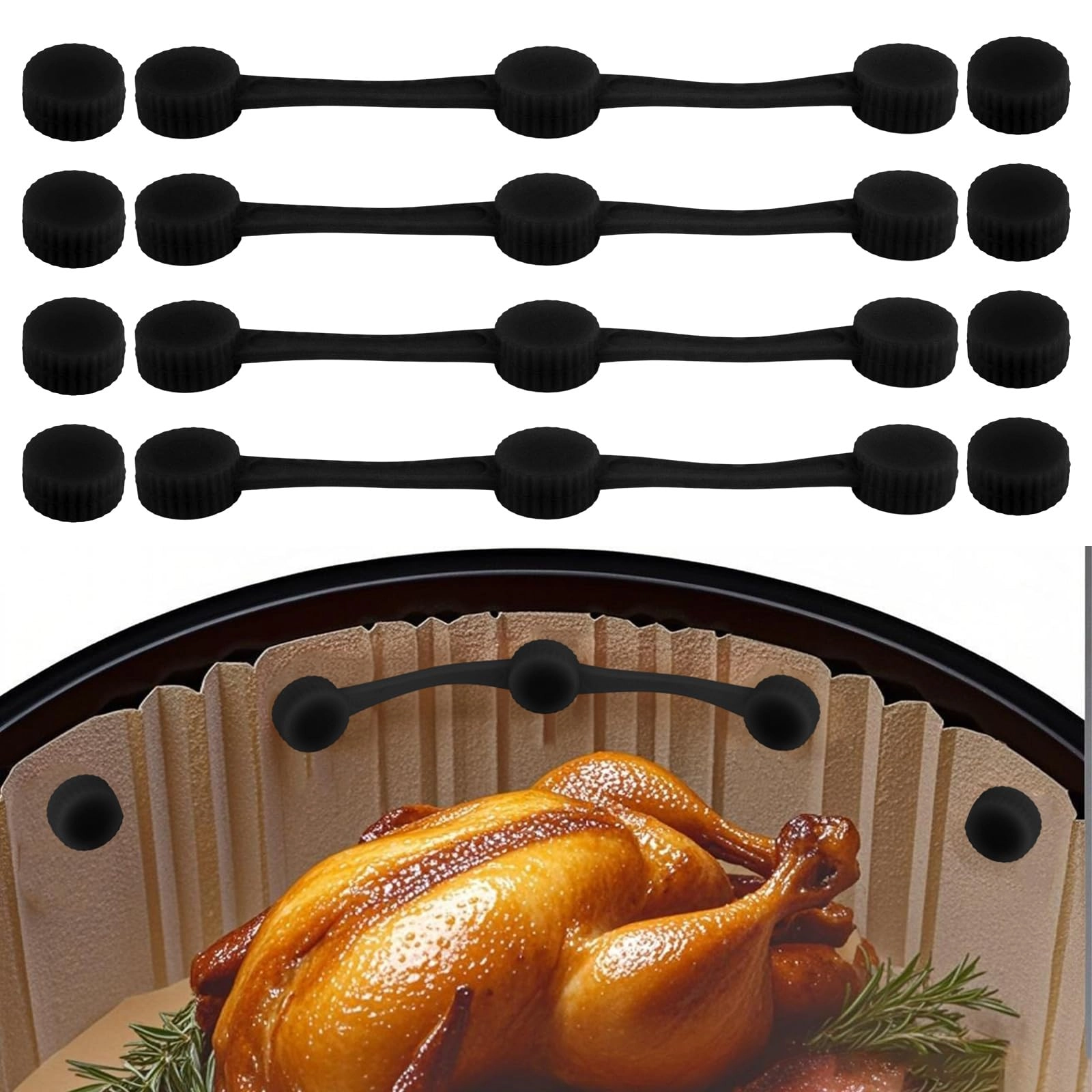 Gosknor Silicone Magnet Buckles - silicone, magnet 4 piece(s)