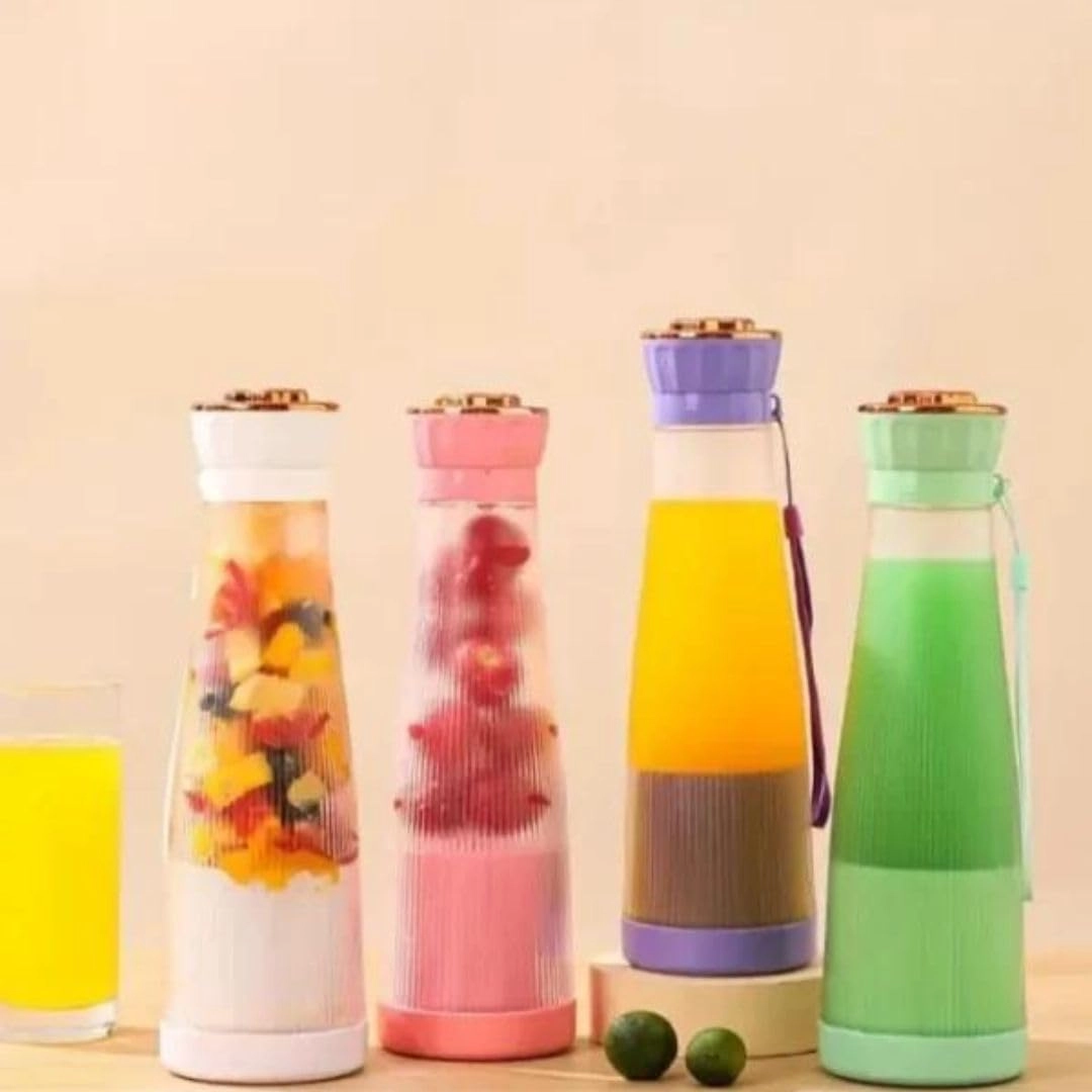 Rechargeable USB Bottle Juicer Blender - Digital Display Portable