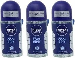 NIVEA Cool Kick Anti-Transpirant Deodorant Roll-On - 1.7 fluid ounce