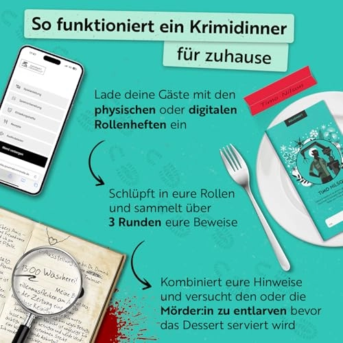 Crime Dinner for Home - German 16 years and up
