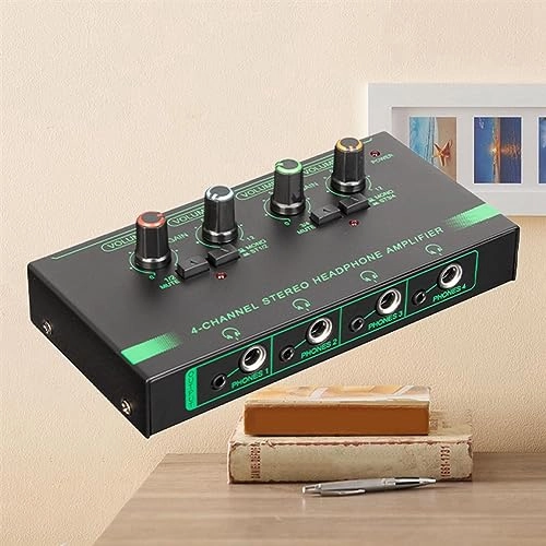 Headphone Volume Amplifiers - 4 Channels Multiple headphone outputs