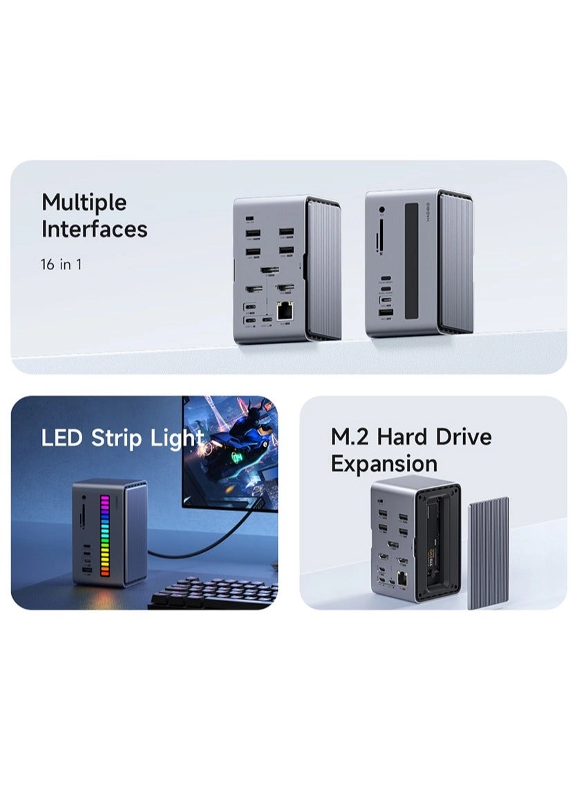 U100 PRO - Dual HDMI 4K@60Hz 100W PD