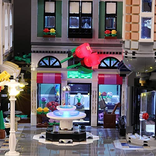 Led Lighting Kit For Assembly Square - Compatible With Lego 10255
