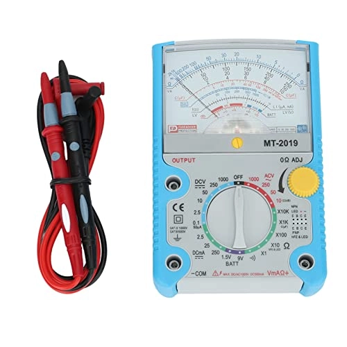 Bonbela Pointer Multimeter - Overload Protection ABS Housing Battery Test