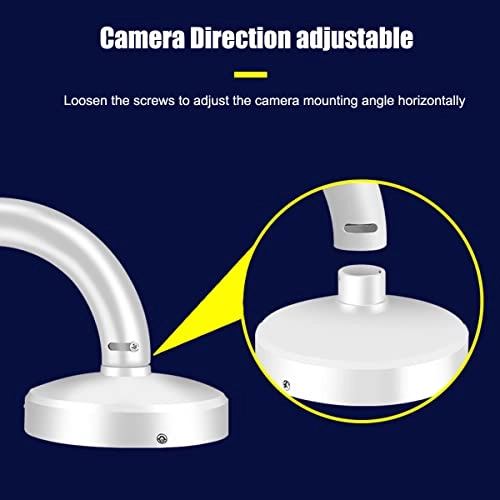 J-Type Wall Mount Bracket - 370mm Ivory