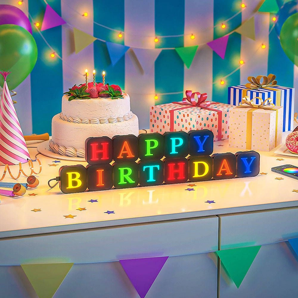 LED Syro Box - 16RGB SET Letters