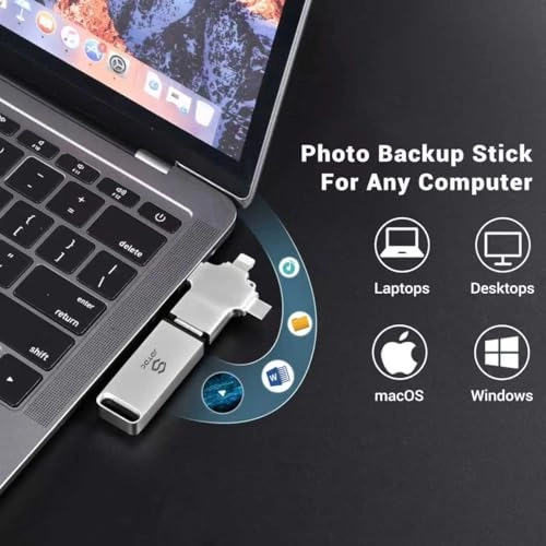 Photo Stick - USB 3.0 Lightning USB-C 256GB