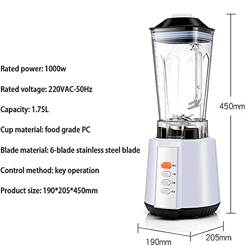 Multifunctional Smoothie Machine - 1000W 1.75L