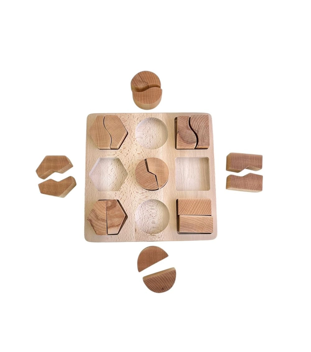 Shape Matching Board - Suitable for 3 years and above 19 pieces