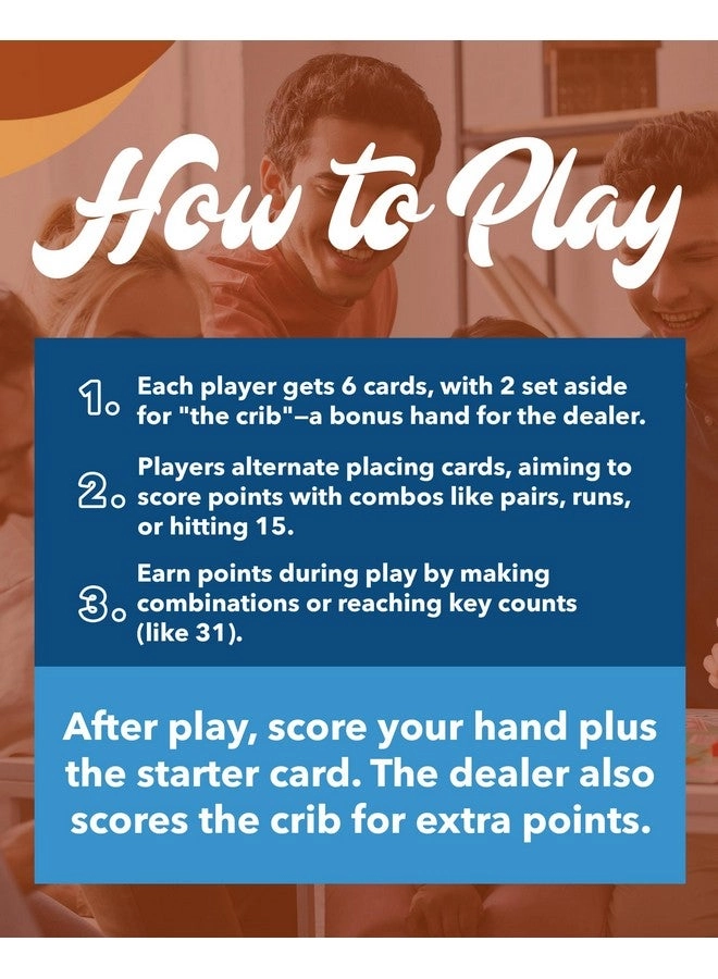 Cribbage Board - Travel Foldable 2 Track Set