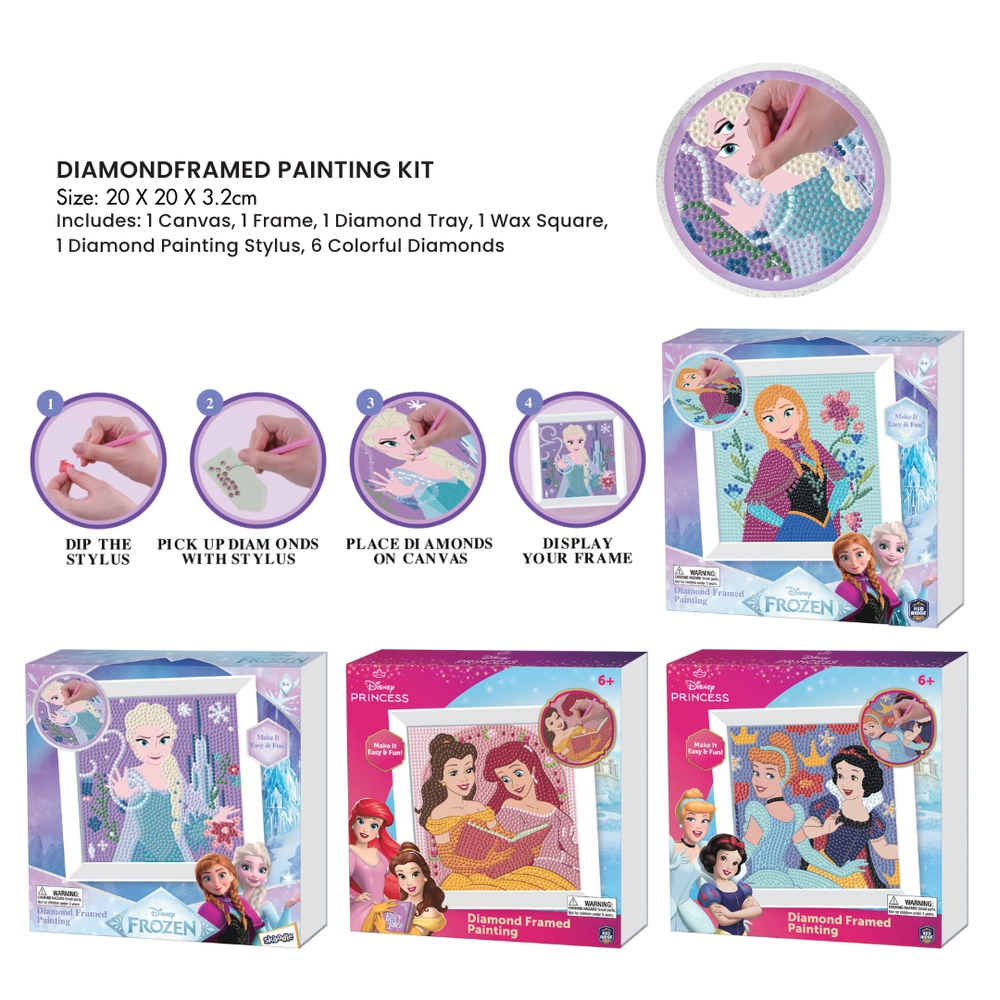 Frozen Diamond Framed Painting Kit - 1 Diamond Painting Stylus