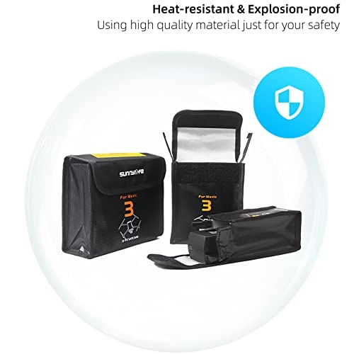 Battery Safe Bag for Mavic 3 - for 2 Batteries Explosion-proof