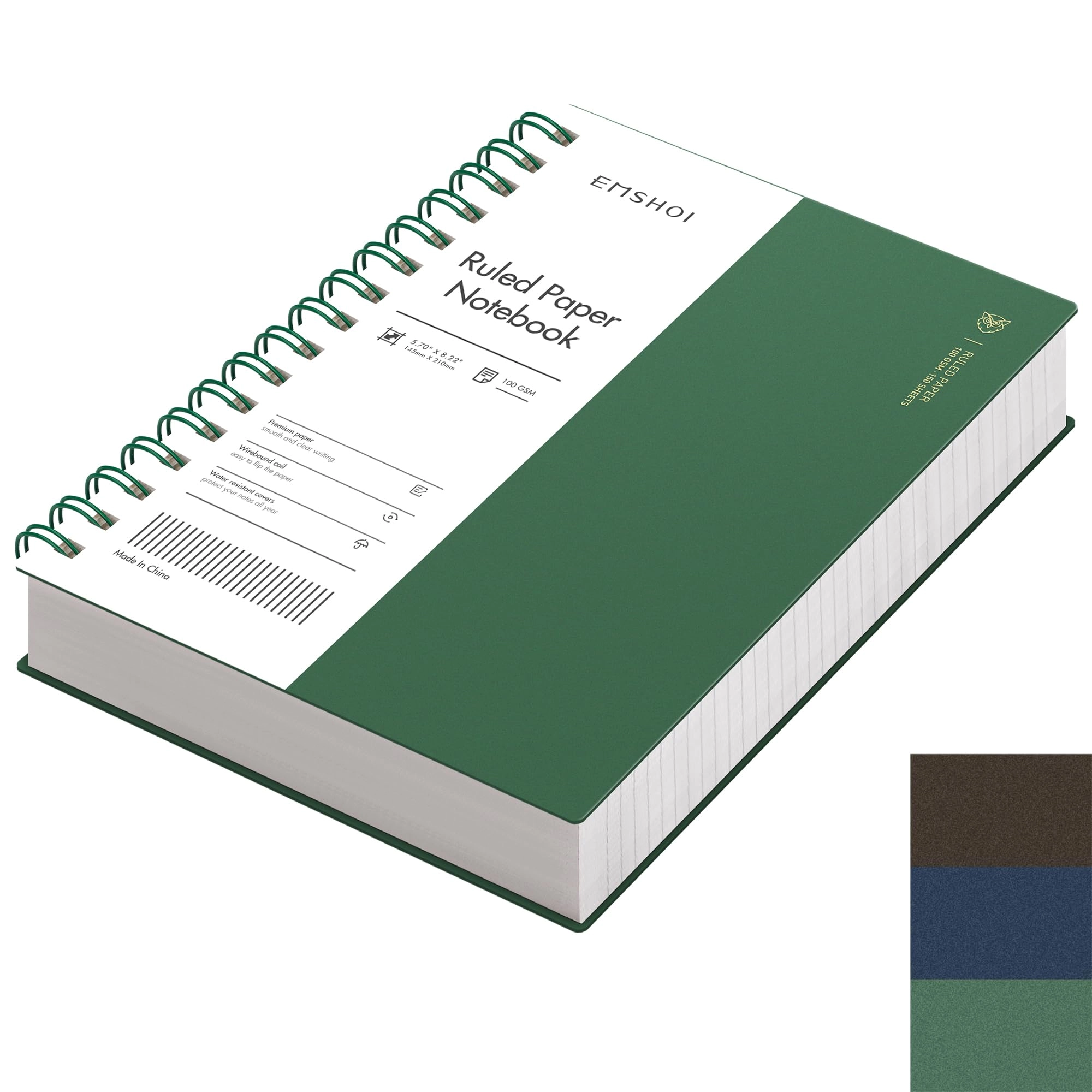 Notebook A5 Spiral - Lined 150 Sheets